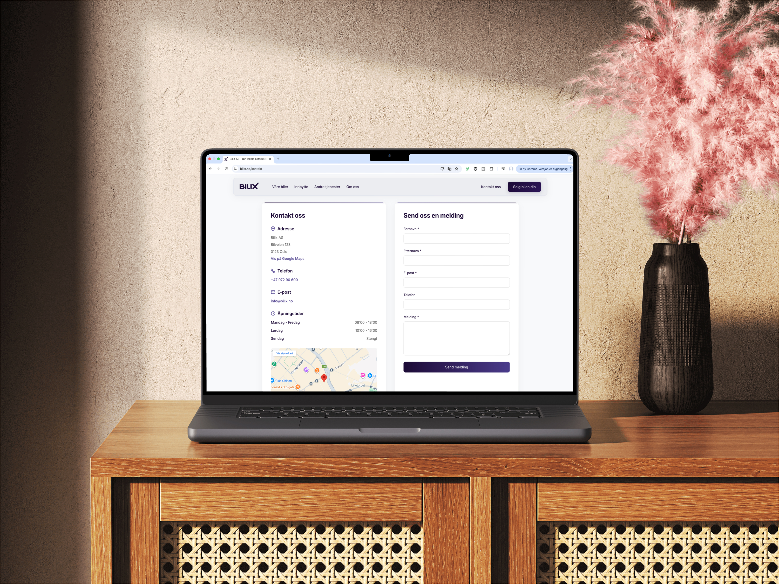 BiliX Dashboard View - Analytics and sales management interface